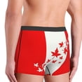 thumbnail image 6 of Canada Maple Leaf Canadian Flag Boxer Shorts For Men 3D Printed Male Underwear Panties Briefs Stretch Underpants, 6 of 7