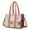 Pioneer Flower Floral-1, variant on Teacher Tote Bag,Pioneer Flower Floral Print Pattern Teacher Utility Tote Bag,Large Work Tote Bags for Women with Multiple Pockets,Top Zipper Closure,13.8x10.6x6.7 Inch