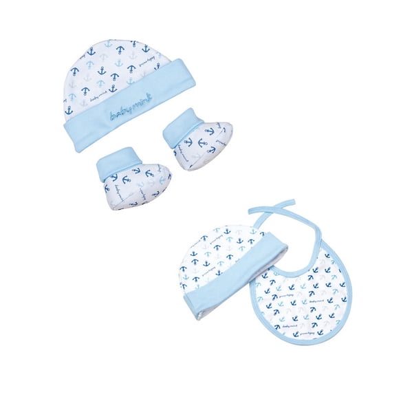Kit De Gorritos Baby Mink 4pzs Azul