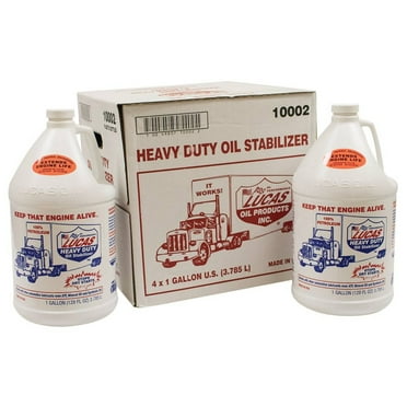 New Stens 051-607 Case of Lucas Oil Heavy Duty Oil Stabilizer 4 Btls/1 Gal