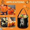 thumbnail image 3 of Jason Voorhees Candy Tote Bags Halloween Trick or Treat Bucket Bag Portable Collapsible Reusable Goody Handbag, 3 of 8