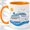 Orange, variant on Cruise Ship Accent Mug, 11oz Ceramic Coffee Cup for Travel Fans
