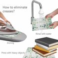 thumbnail image 4 of Placemats Set of 4, Eucalyptus Leaves Woven Placemat, Linen Place Mats for Kitchen/Dining Tables, Summer Botanical Washable Table Mats for Party, 4 of 8