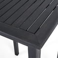 thumbnail image 4 of Outdoor Dark Gray Bar Table / Acacia Wood Build / Fits Kitchen or Dining Areas, 4 of 5