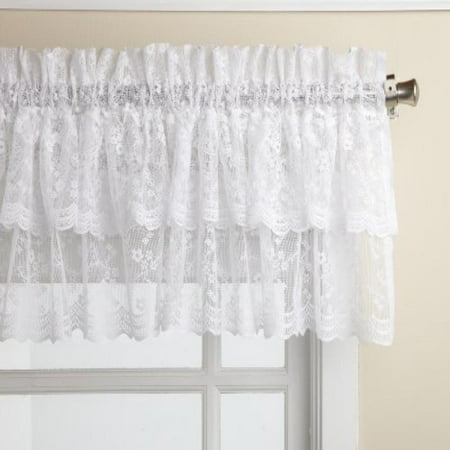 Lorraine Home Fashions Priscilla 60 Inch X 12 Inch Ruffled Valance