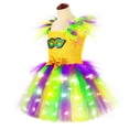 thumbnail image 4 of Tiijoy Toddler Girls Carnival Tutu Dress Led Sleeveless Party Tulle Dress, Sizes 3-4, 4 of 5