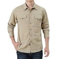 thumbnail image 3 of Bcfgryg Men's Fishing Shirts Long Sleeve Travel Work Shirts Summer Button Down Shirts For Men Big and Tall Men's Shirts, 3 of 3