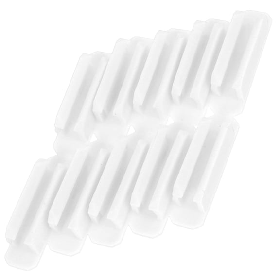 OUNONA  10 Pcs Silicone Pen Holder Set Classroom Small Desk Pot Pencil Nice White
