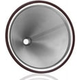 thumbnail image 2 of Paperless Stainless Steel Pour Over Coffee Filter, DaKuan Reusable Drip Coffee Filter Double Mesh Drip Coffee Filter, 2 of 8