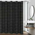 thumbnail image 4 of Cinvoph 47"x71" Shower Curtain Plaid Shower Curtain with 8 Hooks Heavy Duty Cottagecore Vintage Rustic Shower Curtains for Bathroom Decor, 4 of 6