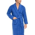thumbnail image 5 of SKYLINEWEARS Men’s Robe Terry Cotton Bathrobe Shawl Collar Shower Bath Robes Kimono Sweat Steaming Clothes, 5 of 6