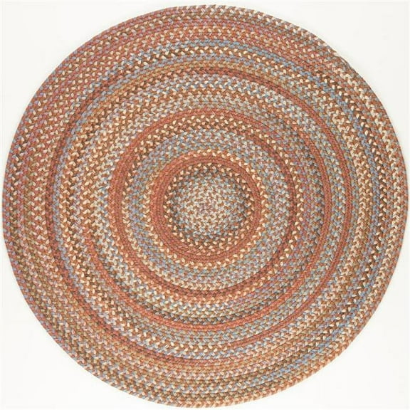 Rhody Rug BH77R072X072 6 ft. Bar Harbor Bombay Round Rug, Multi Color