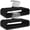 Black-100, variant on 30 Pack Black Flocked Space Saving Clothes Hangers