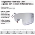 thumbnail image 5 of Regadera electrónica de temperatura progresiva, blanca blanco, 5 of 5