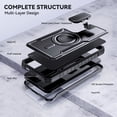 thumbnail image 4 of ExoGuard For Samsung Galaxy S24 FE Case, MagSafe Case with Screen Protector and Kickstand (Black), 4 of 9
