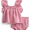 Brilliant Red, variant on Baby Girls Seersucker Romper & Bloomers with Flutter-Sleeve, 2-Piece Set, Sizes 0–24M