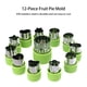 thumbnail image 5 of Advancent Molde para cortar de 12 piezas, accesorios para hornear en la cocina, molde de émbolo para alimentos con forma de fruta, troquel para hacer Herramientas y accesorios para hornear Rojo Advancent HA065410-03, 5 of 6