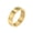 Gold, variant on Unisex 6mm Simple Personality Hip Hop Dome Brushed Matte Stainless Steel Biker Ring Statement Band Comfort Fit Black Size 10