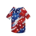 thumbnail image 5 of Large Dog Shirt American Flag Pet Clothes Xl Red Patriotic Dog Sweatshirt for Medium Large Small Dogs Holiday Outdoor Casual Wear, 5 of 5