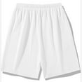 thumbnail image 4 of YHAJDS Summer Men's and Big Men's Shorts,Shorts for Men Casual Solid Color Knit Elastic Waist with Pockets Loose Straight Leg Sport Shorts, 4 of 5