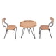 thumbnail image 4 of 1:12 Dollhouse Outdoor Table Chair Miniature Wooden Furniture Model Dollhouse Decoration Accessories, 4 of 5
