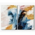 thumbnail image 3 of PixonSign Canvas Print Wall Art Set Cloud Inspired Smeared Brushstrokes Geometric Shapes Illustrations Modern Art Contemporary Colorful Multicolor Ultra for Living Room, Bedroom, Office - 24"x36"x2, 3 of 5