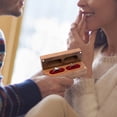 thumbnail image 2 of Yesbay Ring Box Wooden Ring Holder Box Soft Lining Double Ring Storage Case for Proposal Engagement Wedding, 2 of 7