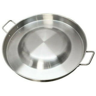 LavoHome Heavy Duty Concave Comal Stainless Steel Acero Inoxidable Outdoors Cazo Griddle Fryer Chicharron Deep Frying Bowl Cookware Para