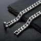 thumbnail image 2 of Conjunto de pulsera cubana con joyas de hip hop, 22 cm, 2 of 2