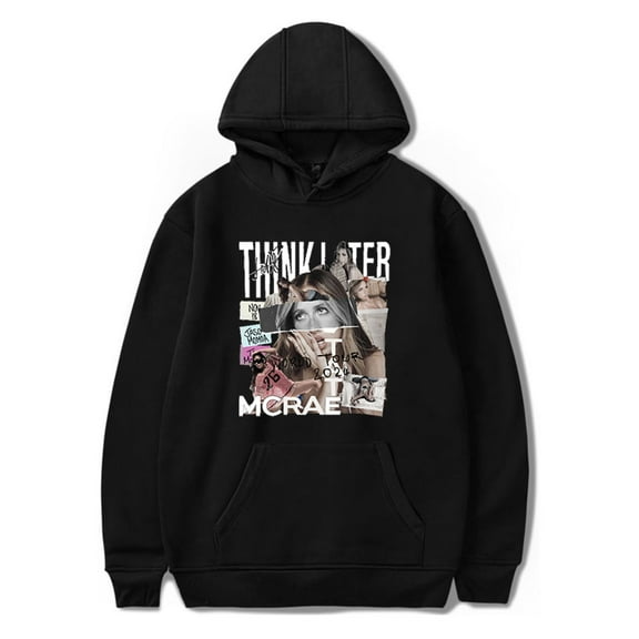 Tate Mcrae Hoodie Think Later World Tour 2024 Sweatshirt Casual Fashion Pullover