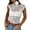 White, variant on Women Floral Lace Backless Top Y2K Crop Top Sheer See Through Short Sleeve Open Back T Shirts Sexy Going Out Tops