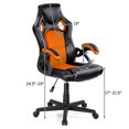 thumbnail image 2 of Costway PU Cuir Seau Exécutif Siège de Style Course Bureau Chaise d'Ordinateur Tâche, 2 of 10