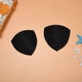 thumbnail image 3 of 2Pcs Pads for No Steel Ring Bra Sports Underwear Matching Sponge Pad Removable Insert Chest Pad for Woman (One Size, Black), 3 of 5