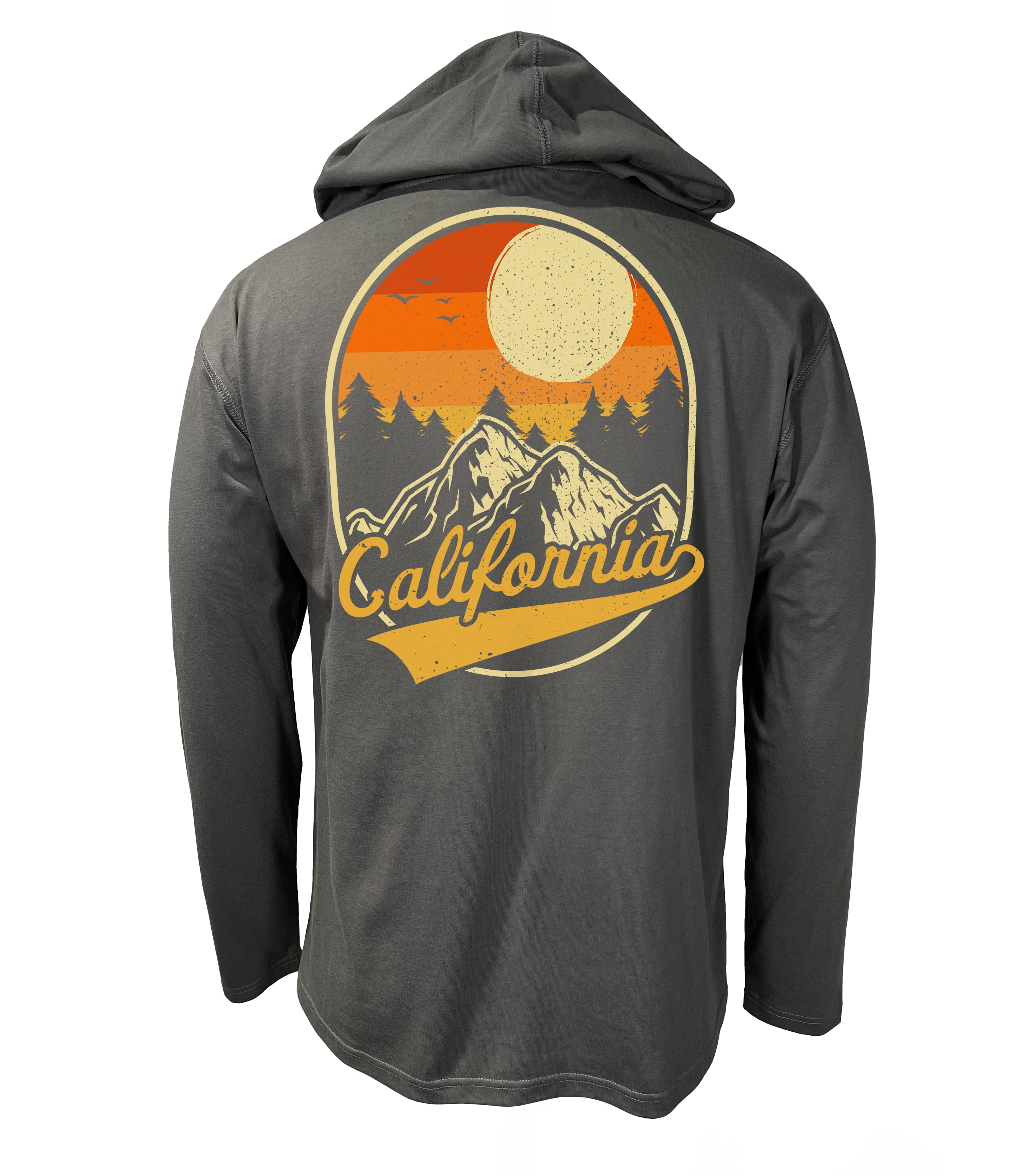 Slugger Sunset CALIFORNIA Long Sleeve Hood T-Shirt