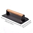thumbnail image 2 of Bookk Meat Heavy Rectangular Meat | Metal Meat Suitable For Frying Pans Meal Preparation Cooking Barbecuing Camping Picnics Restaurants Households, 2 of 6
