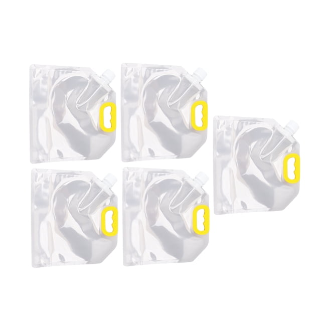 5Pcs Cereal Storage Bag, Transparent Vacuum Grain Storage Bag For Rice Cereals Flour Nuts