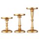 thumbnail image 2 of Candelabros de Pilar Macarena 3 Piezas Decoración Oro, 2 of 7