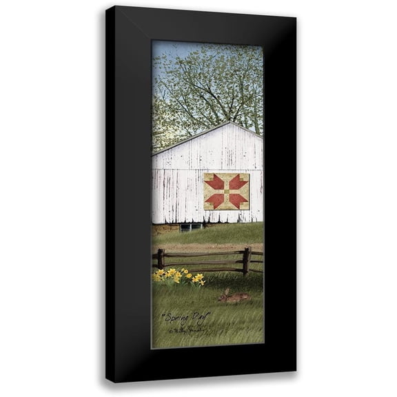 Jacobs, Billy 7x14 Black Modern Framed Museum Art Print Titled - Spring Day