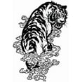 thumbnail image 3 of WWS-Tattoo Tech,2 Sheets Extra-Large Semi Permanent Tattoo,Adult Art Design Temporary Tattoos, Lasts 1-2 Weeks, Waterproof, Realistic look, No Adhesive, No reflection (Tiger Design）, 3 of 4