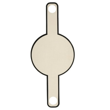 

NUOLUX 1Pc Glass Fiber Bread Baking Mat Practical Long Handle Dough Transfer Mat (Brown)