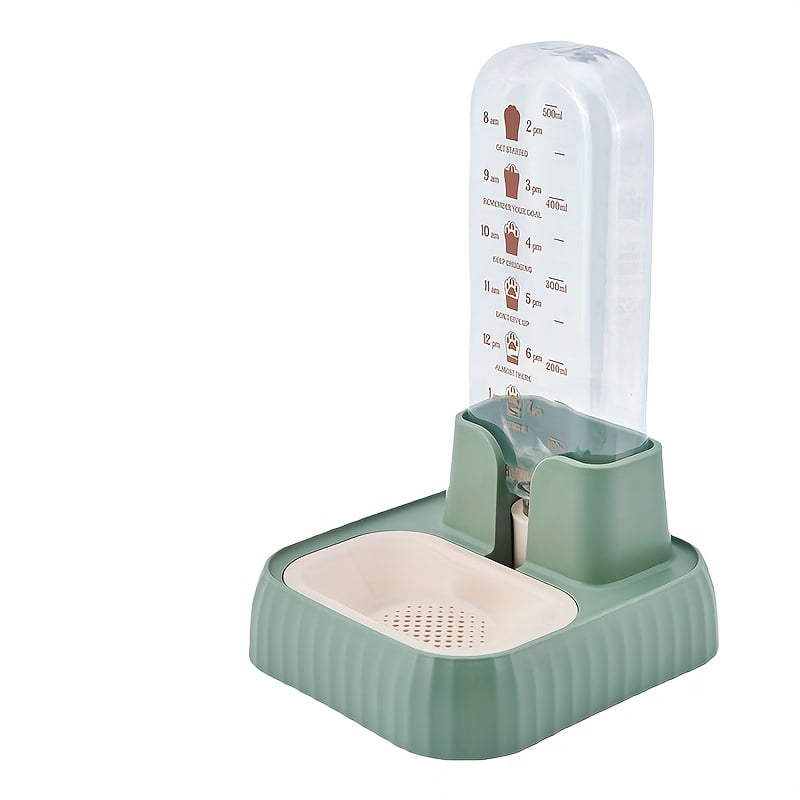 Large Capacity Automatic Cat Water Feeder with Gravity Pet Water Drinking Dispenser, Non-Slip Stand, And Feeder Bowl for Indoor Cats, Without Battery