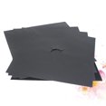thumbnail image 4 of 5PCS Heavy Duty Oven Liners Universal Gas Stove Protector Pads (Black), 4 of 5