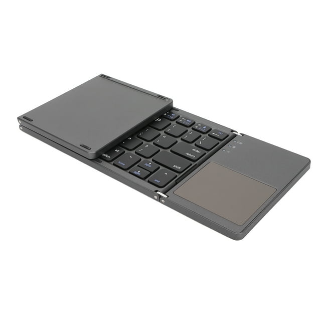Teclado Portátil Inalámbrico, 3 Teclado Plegable Con Tamaño De Bolsillo De Panel Táctil Para Laptop