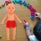thumbnail image 2 of 4pcs Brasas de muñecas de muñeca Pequeña ropa interior de muñecas de muñeca Feating Play Accesorios de muñecas Estilo aleatorio, 2 of 8