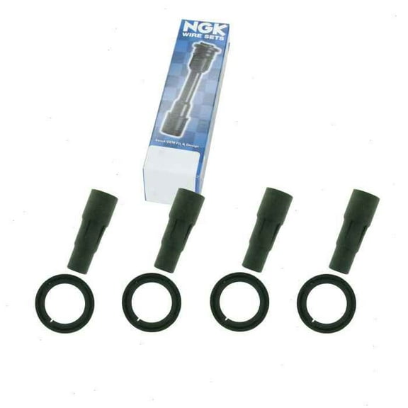 4 pc NGK Ignition Coil Boots compatible with Toyota Corolla 1.8L L4 2009-2014