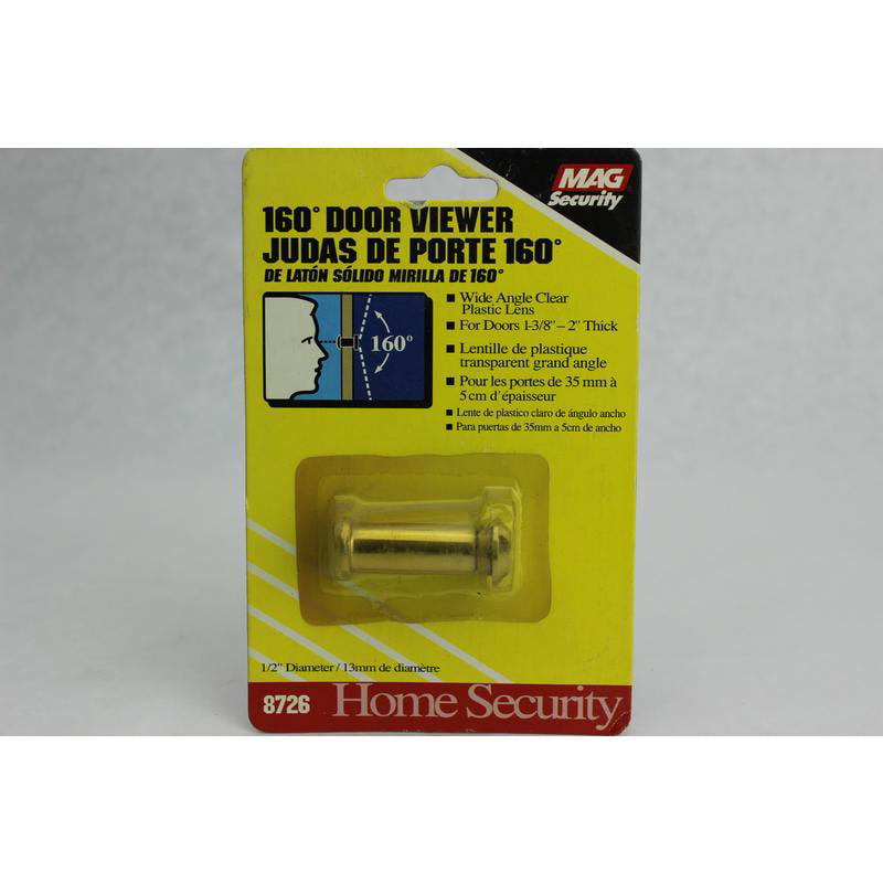 15mm Brass Security Door Viewer Spy Hole Peephole Adjustable Adaptable 160°