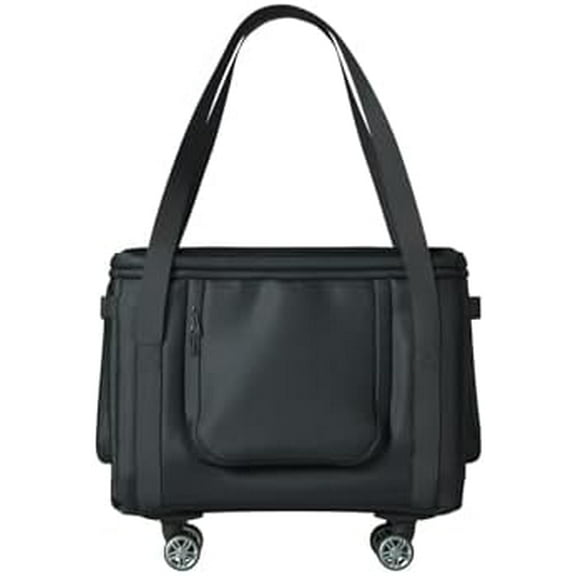 Power Station Carrying bag, 360°Universal Wheels, Easy to Carry, Waterproof&Dustproof, 18x13x14in Fit1500w-2500w, Dabsson/BLUETTI/FOSSIBOT/VTOMAN/Jackery,Travel, Camping, Parties,RV$$Garden & Patio