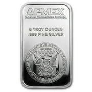 5 oz Silver Bar - APMEX (TEP Packaging)