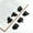 6PCS F, variant on Magnetic Bookmarks for Women, 6 Pieces Assorted Cute Night Owl Marks for Reading, Unique Kawaii Black Markers Clip Gifts for Teachers, Students, Book Lovers - Printing on 2 Sides