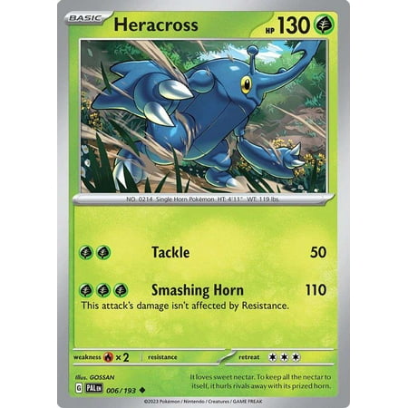 Pokemon Paldea Evolved Uncommon Heracross #6